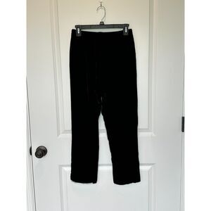 NWT Olivia Erika Drop Pants Black Velvet, Silk Blend Size XS